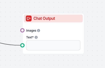 Chat Output component screenshot