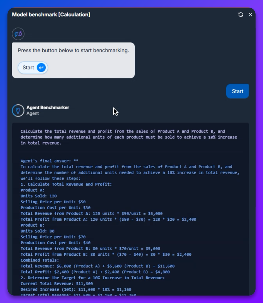Calculation Process AI