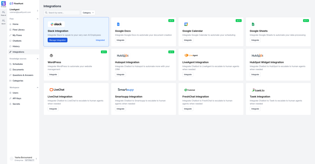 Hubspot integration setup process