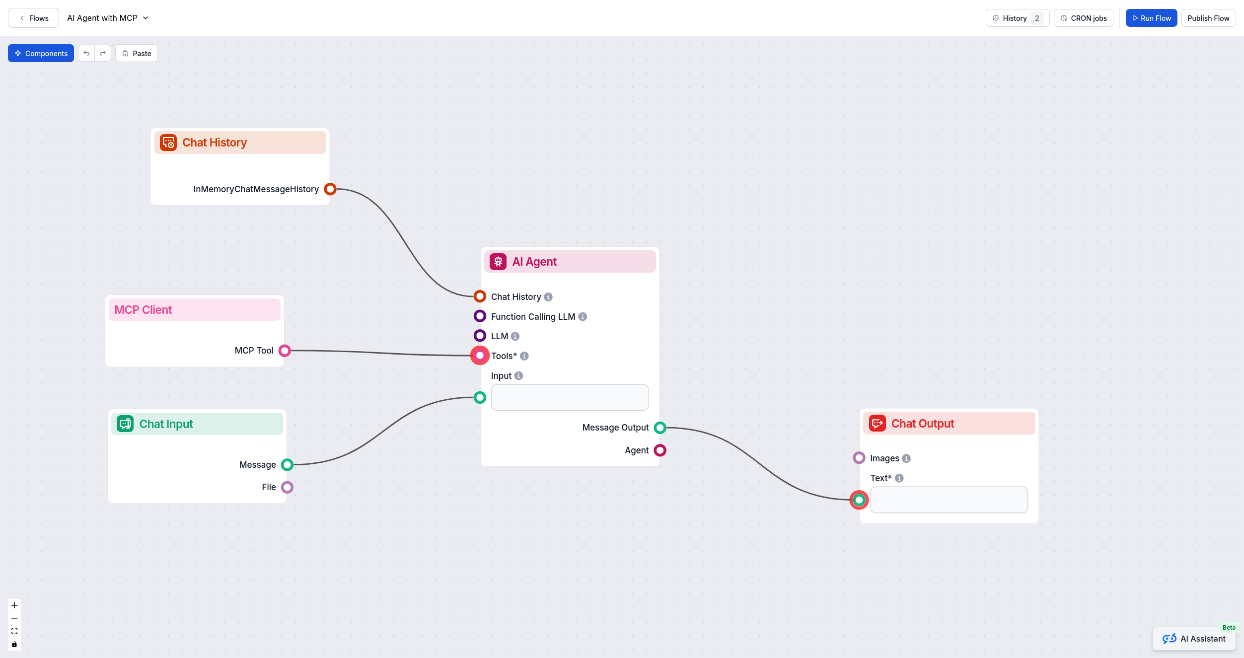 FlowHunt MCP Client Component