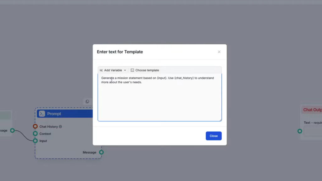Mission statement prompt example