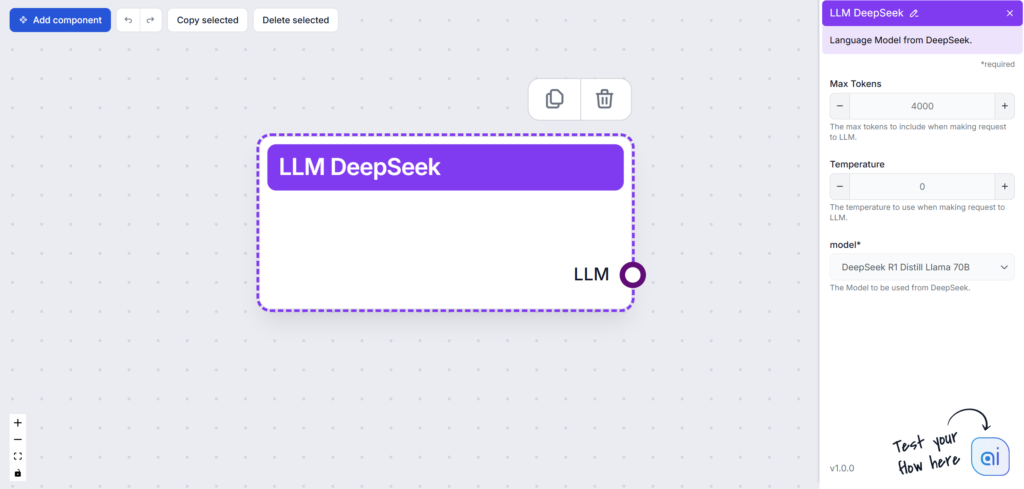 DeepSeek support