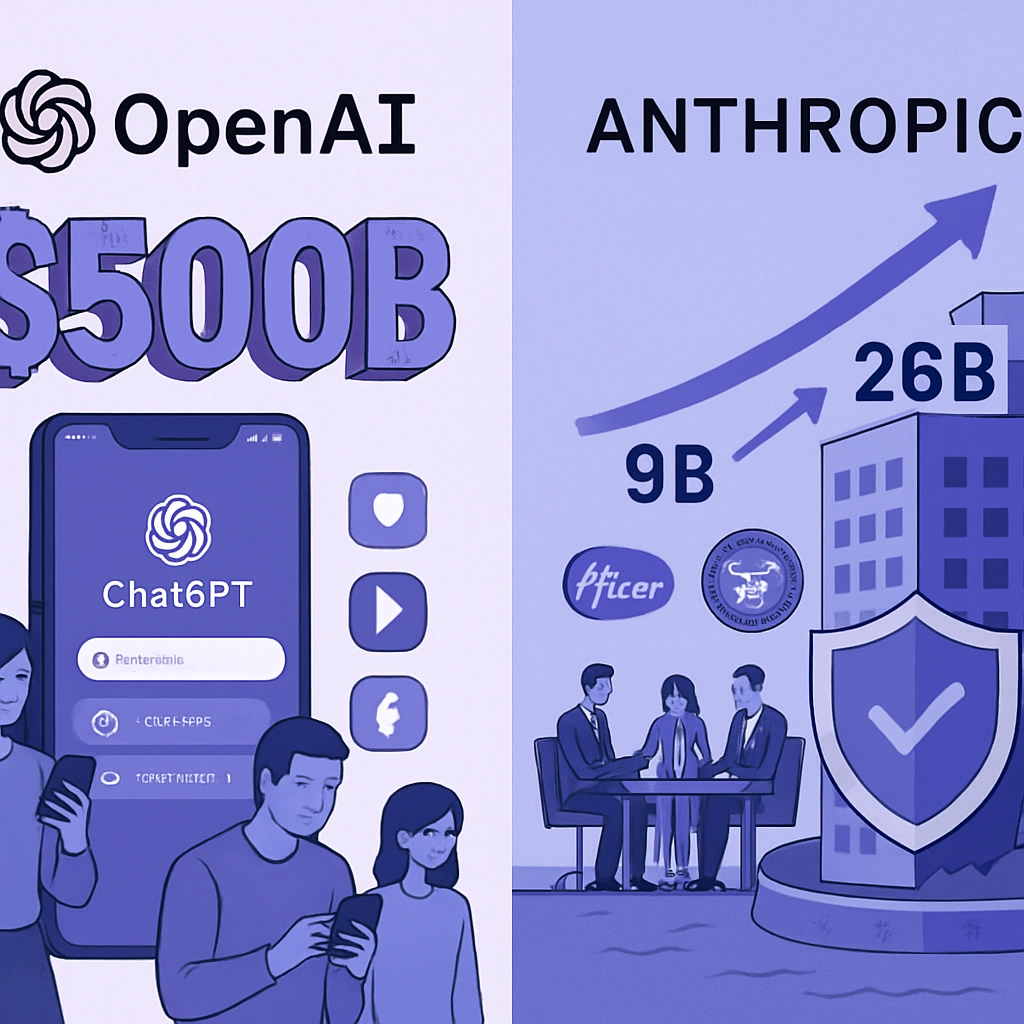 Por qué OpenAI no puede justificar su valoración de $500.000 millones — y cómo Anthropic está ganando en el único mercado de IA que importa