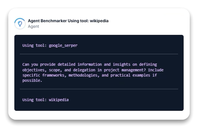 Content Generation Performance Example