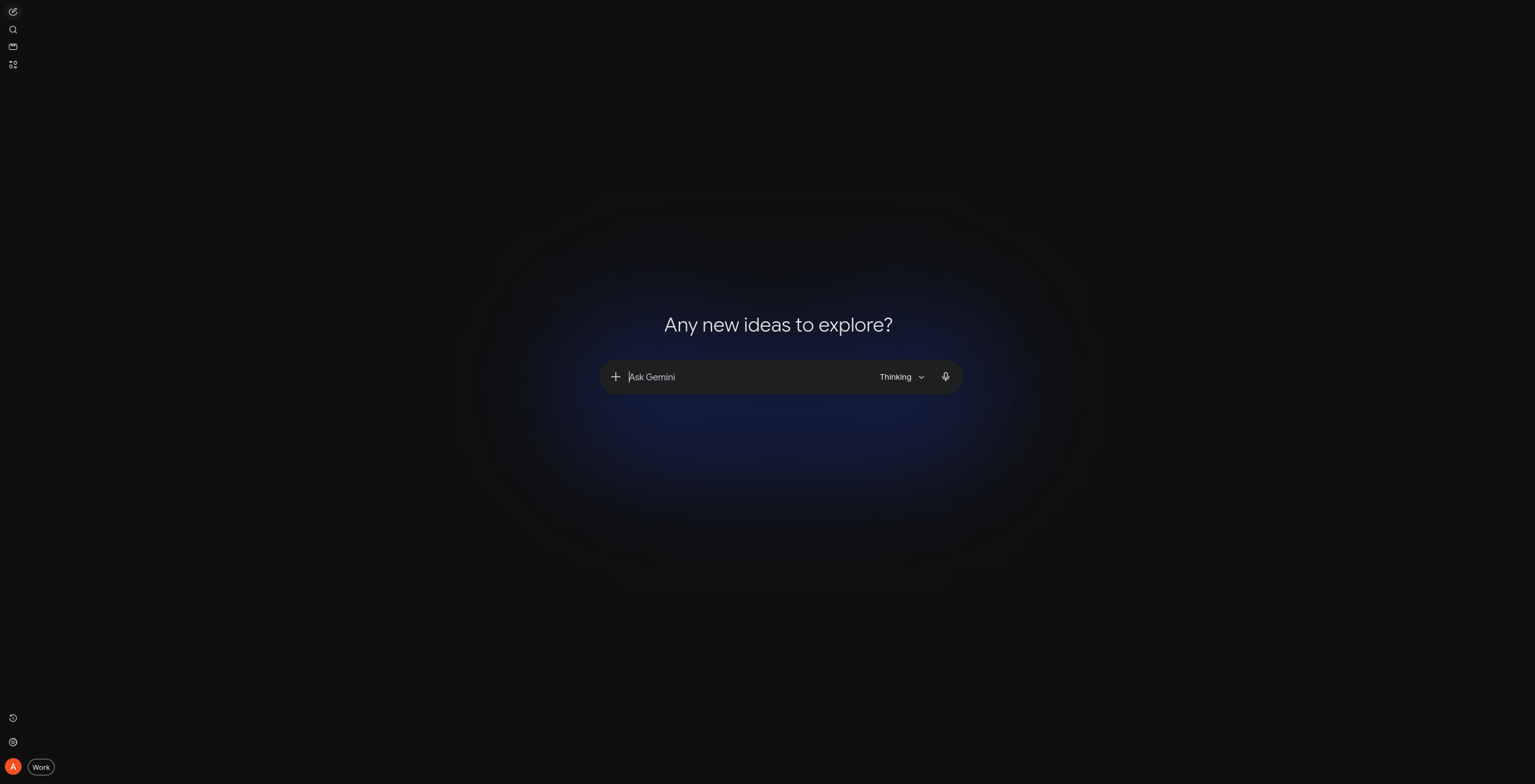 Google Gemini chat interface