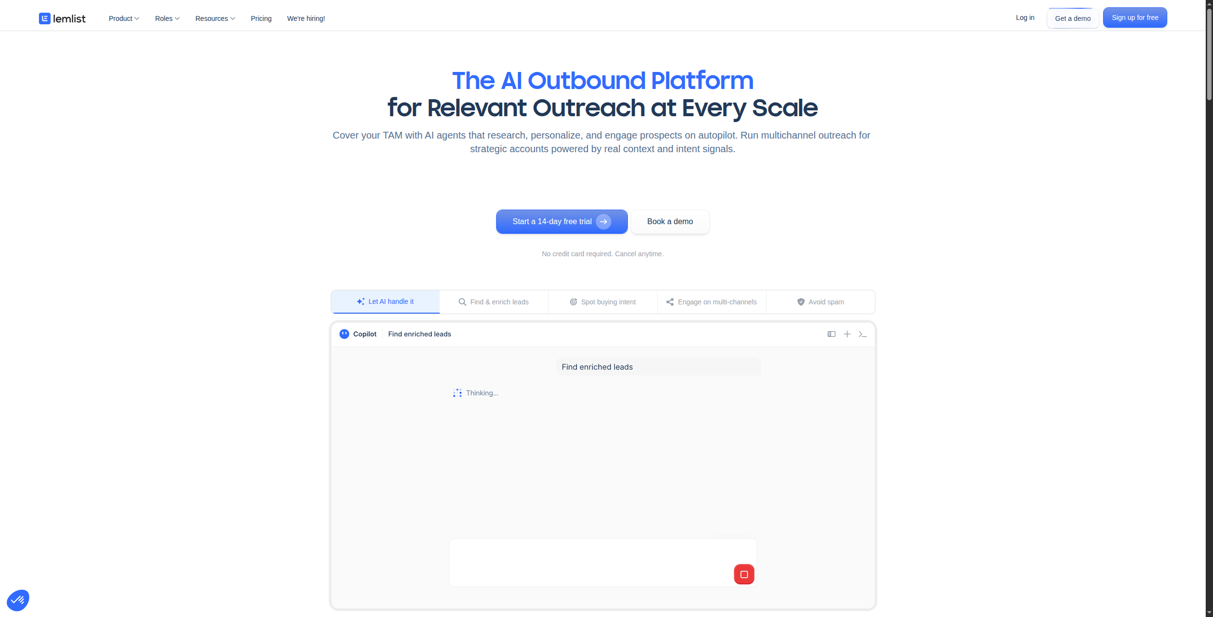 Lemlist cold outreach with AI personalization