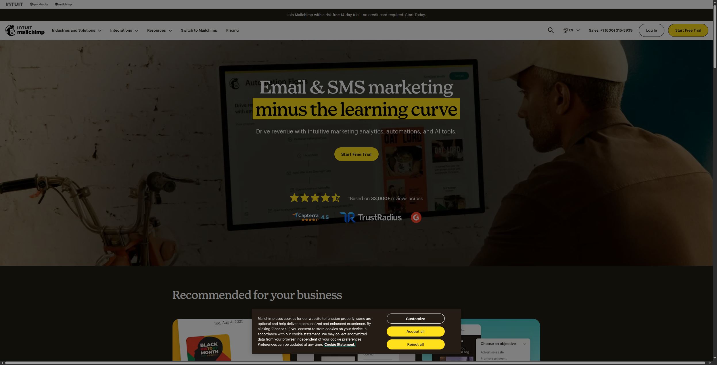Mailchimp email marketing and automation platform