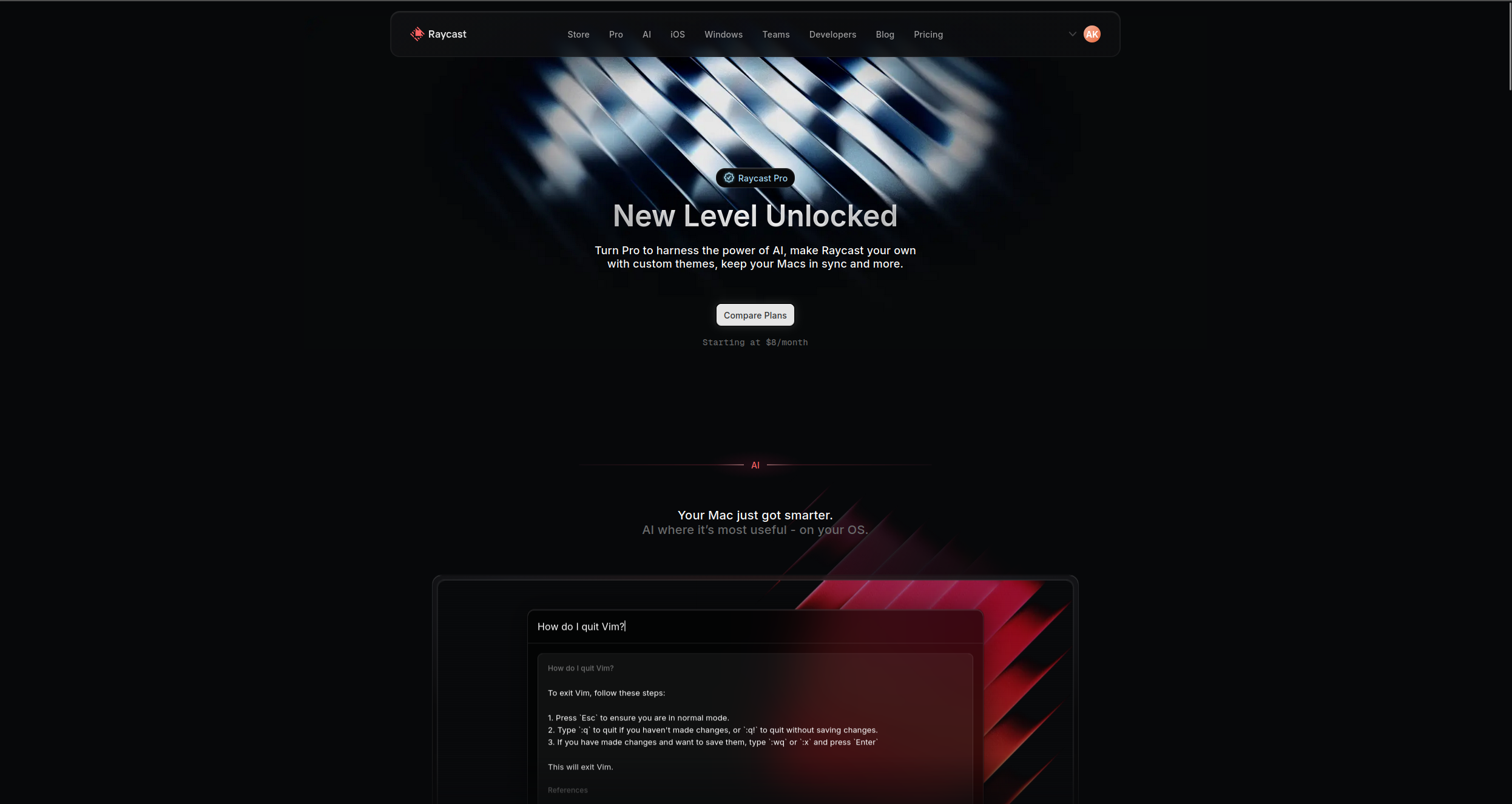 Raycast pricing plans