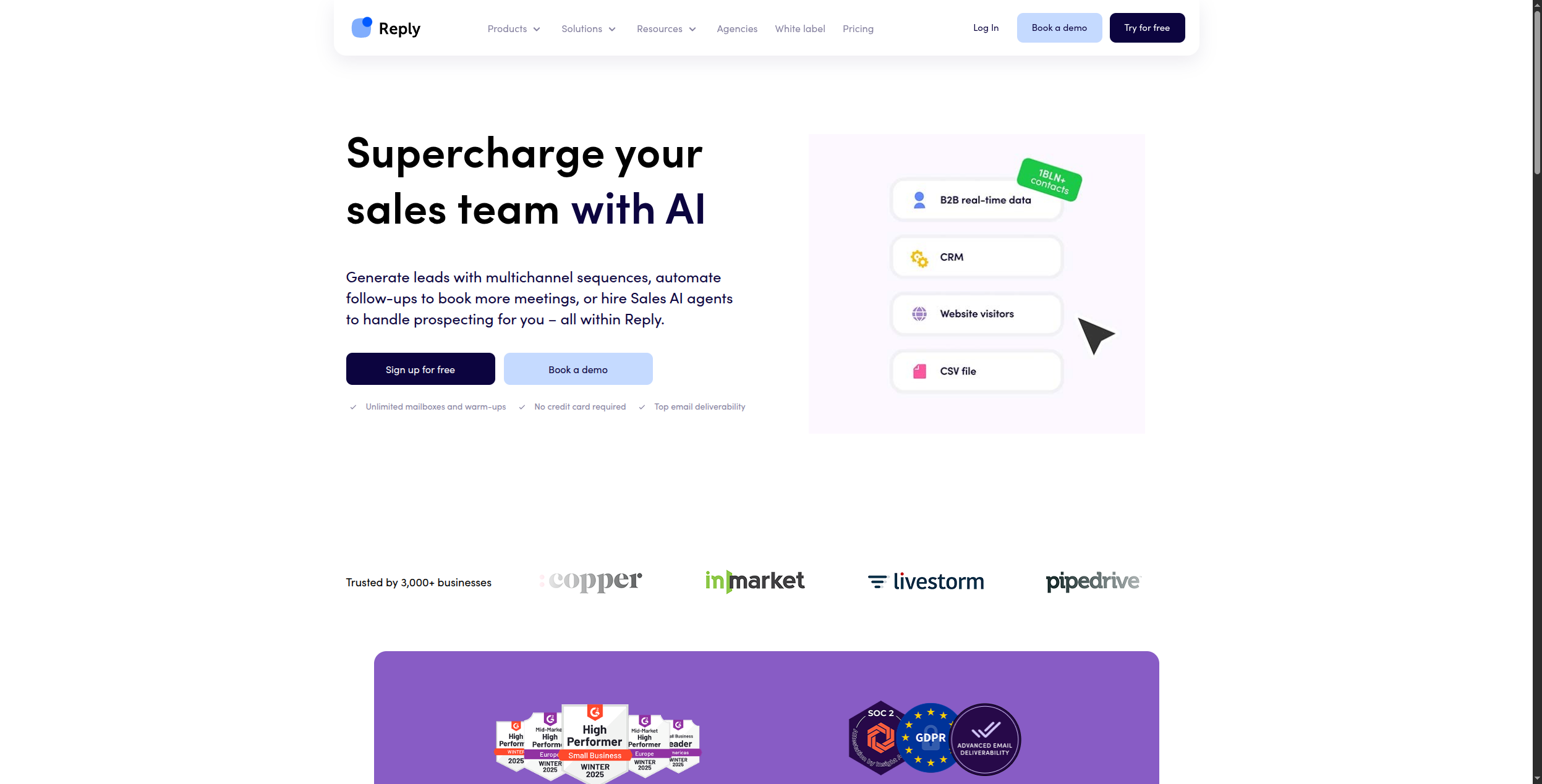 Reply.io multi-channel sales outreach platform