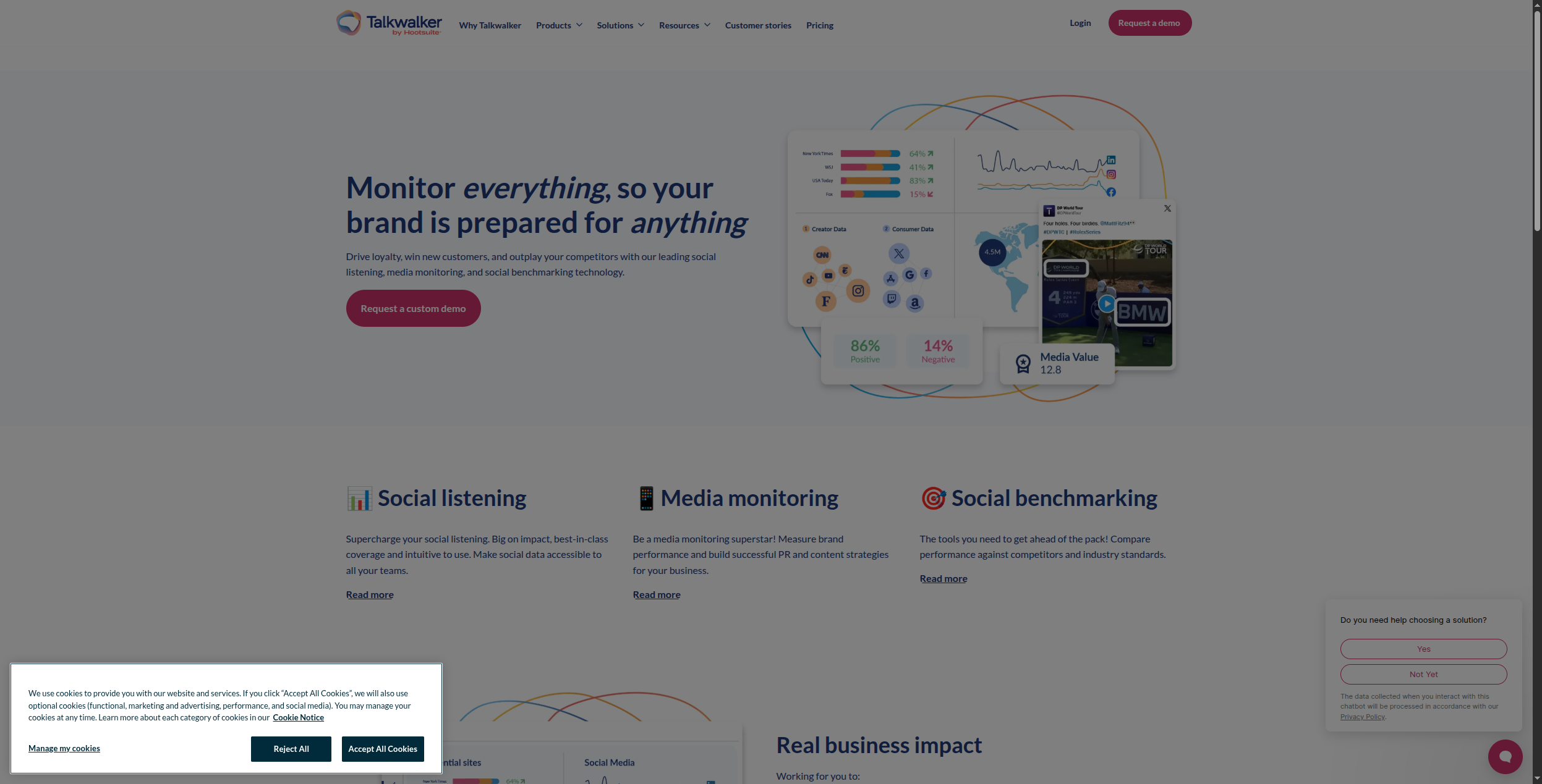 Piattaforma di media e PR intelligence Talkwalker