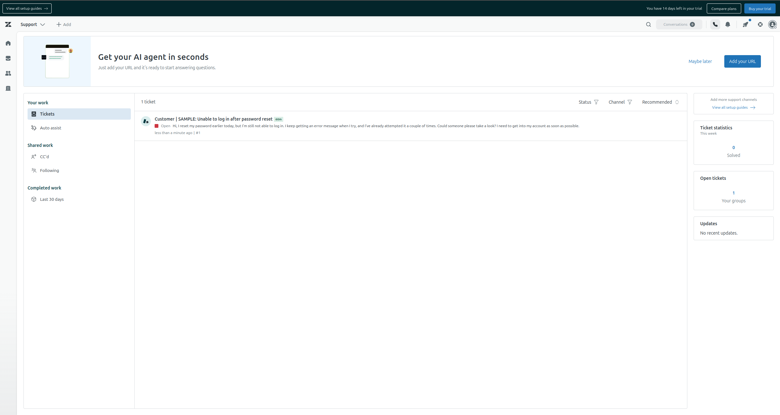 Zendesk pricing plans