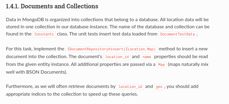 Task description screenshot