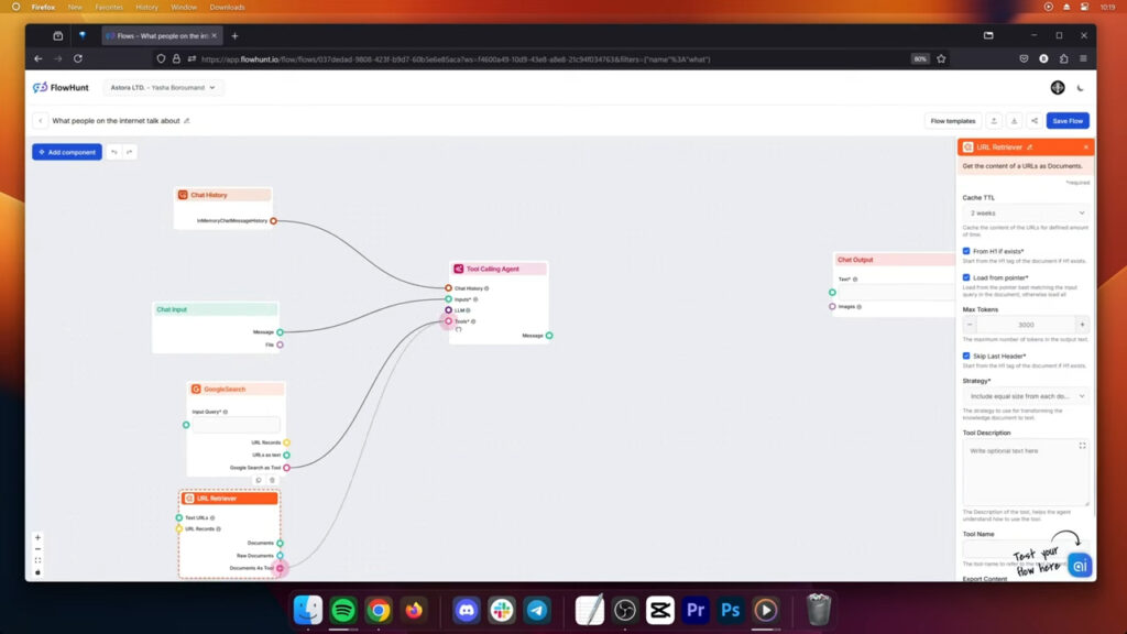 FlowHunt search capabilities