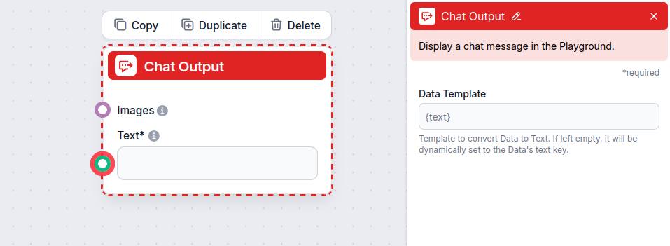Chat output in Flowhunt