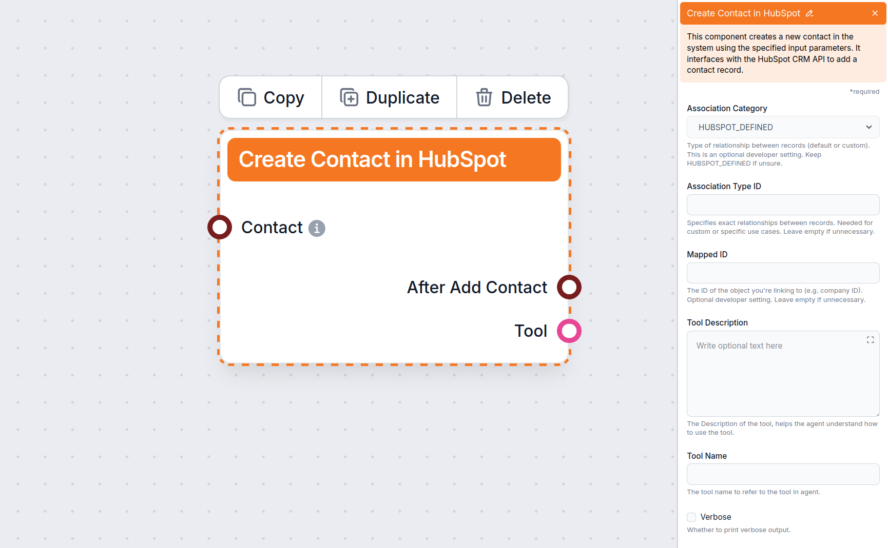 Create a Contact in HubSpot