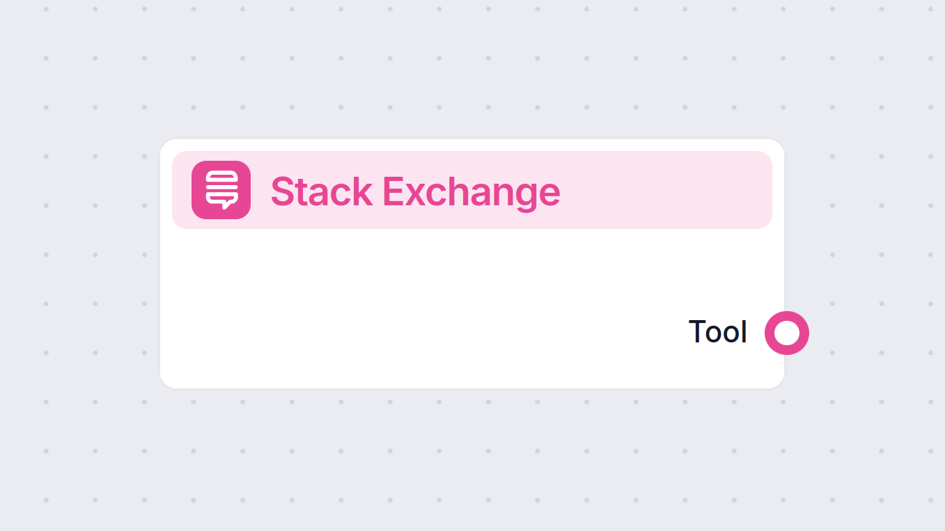 Stack Exchange Tool component in FlowHunt