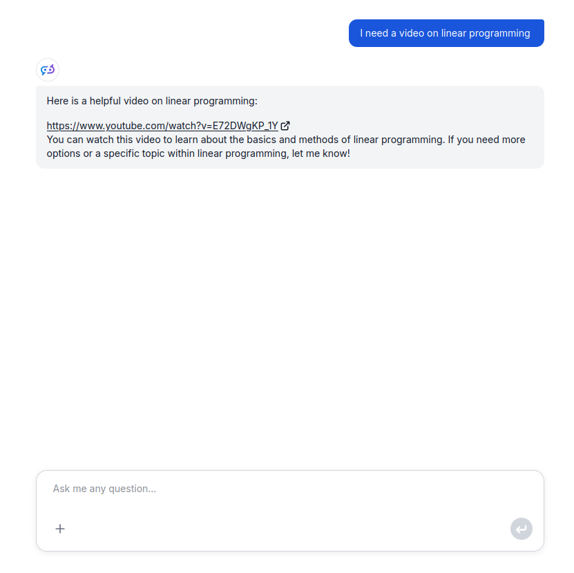 Chatbot answer using YouTube Search Tool Component in FlowHunt