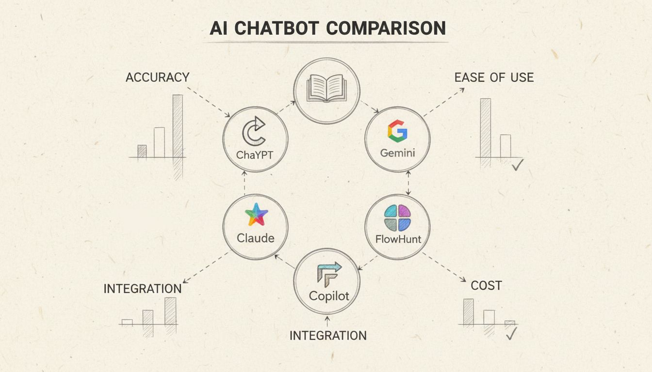 AI Chatbots Comparison Diagram