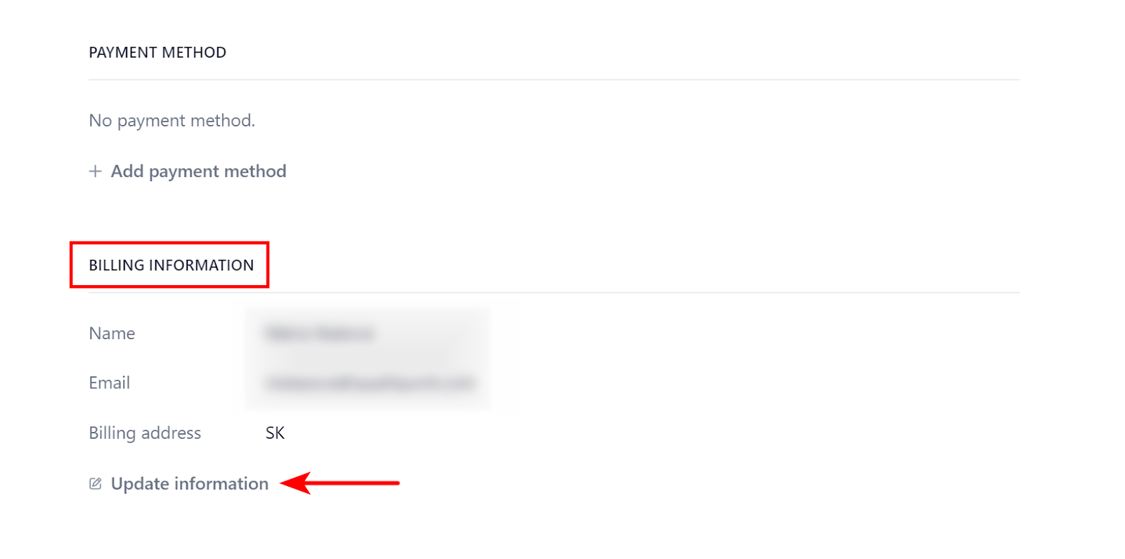 Updating your billing information in FlowHunt
