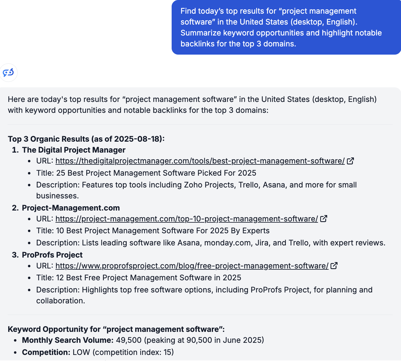 AI Agent 输入示例