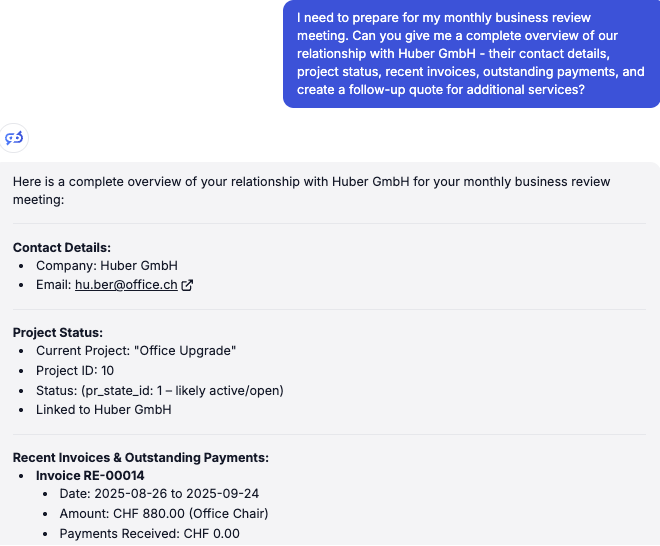 AIエージェント出力例