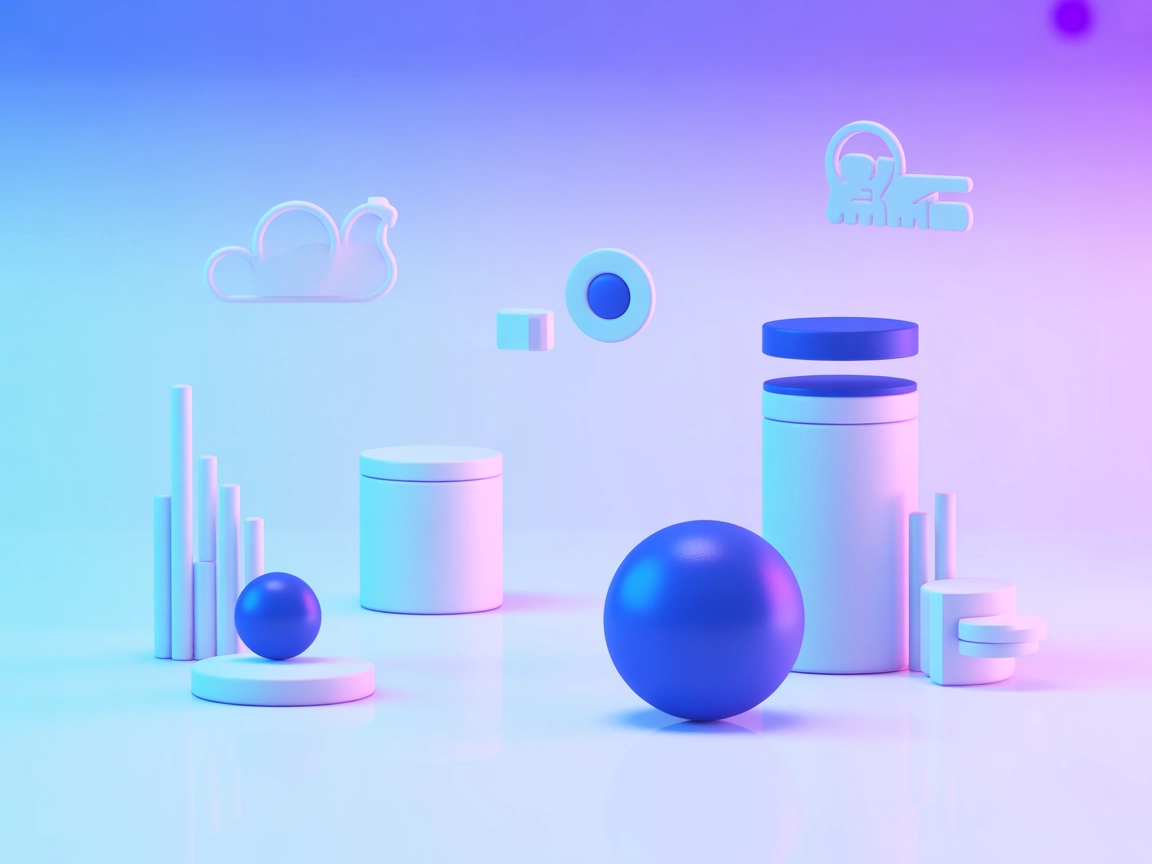 Minimalist AI workflow integration illustration