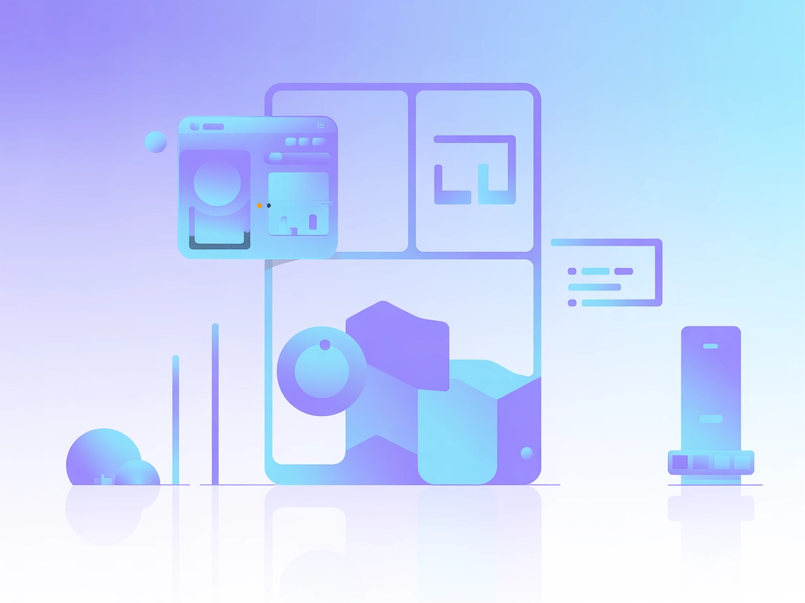 Minimalist SaaS illustration representing automated web report generation