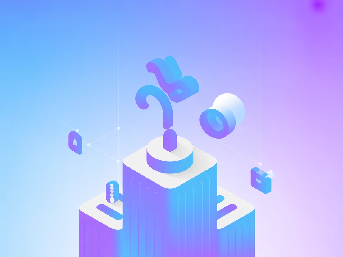 Minimalist SaaS gradient environment with icons for data extraction and integration