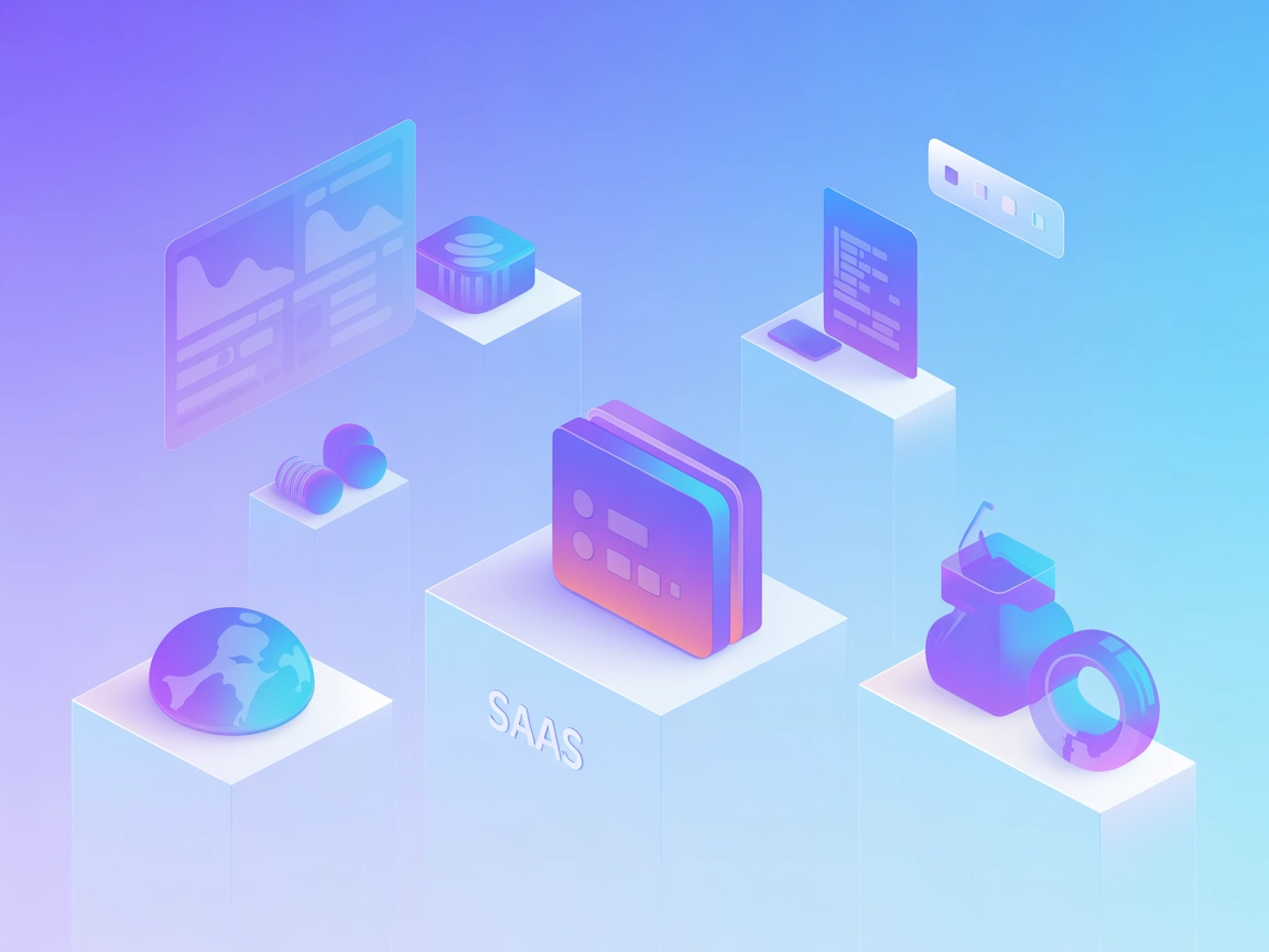 Contentful MCP 서버 자동화를 상징하는 미니멀 벡터 일러스트