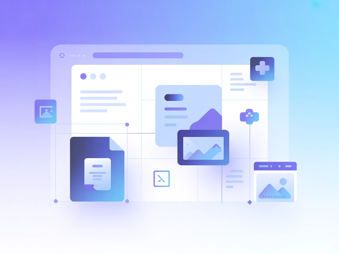 Ilustración minimalista que muestra la conversión de archivos y contenido web a markdown
