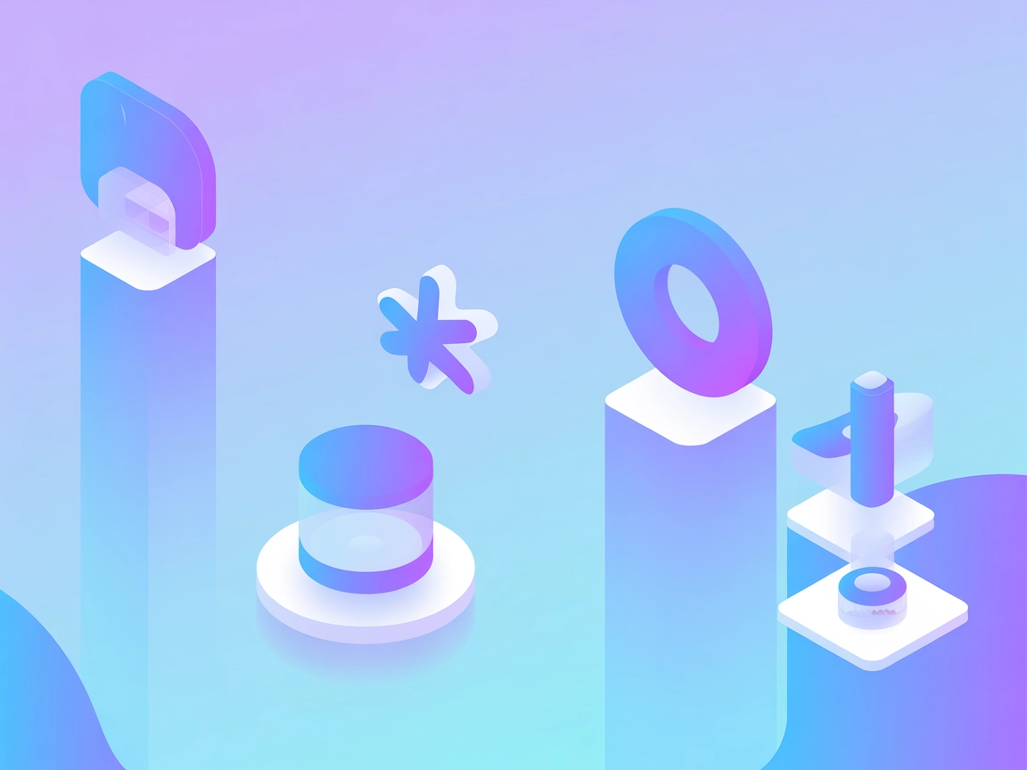 Minimalist vector SaaS environment representing cloud management and automation
