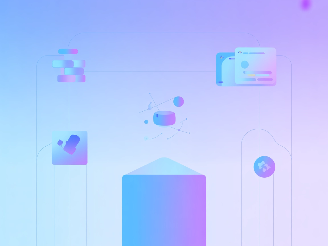 Minimalist SaaS vector of AI-powered server integration