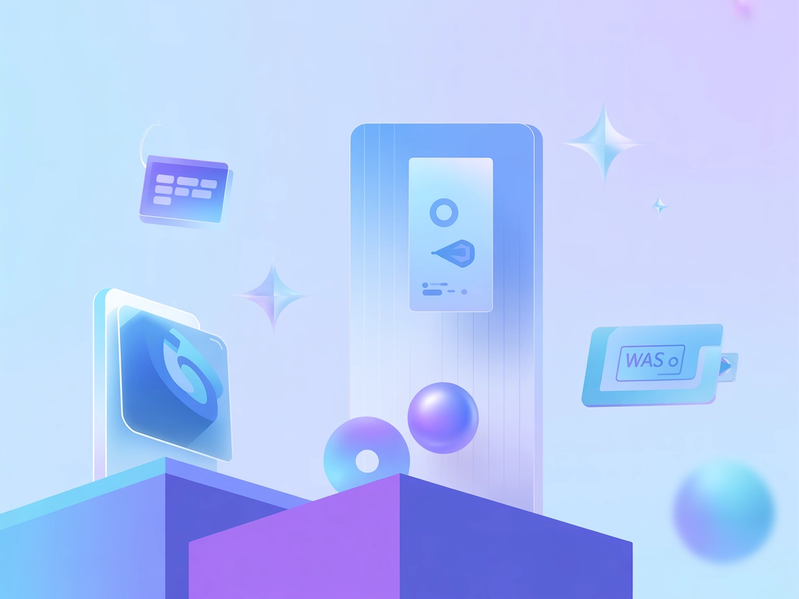 Minimalist blue and purple gradient SaaS illustration representing Cognee MCP AI agent integration