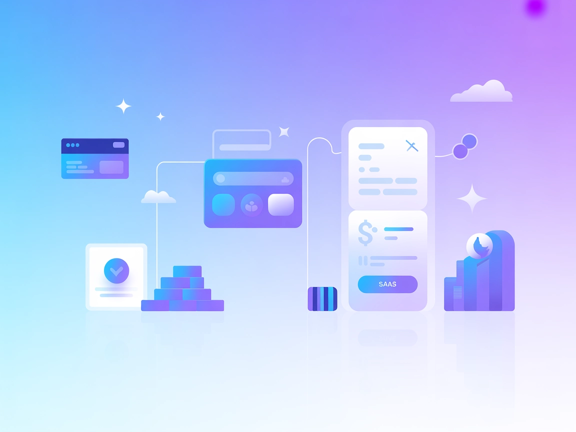 Minimalist SaaS payment integration vector illustration