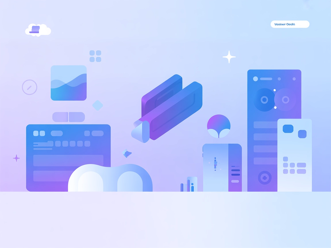 Minimalist blockchain integration illustration