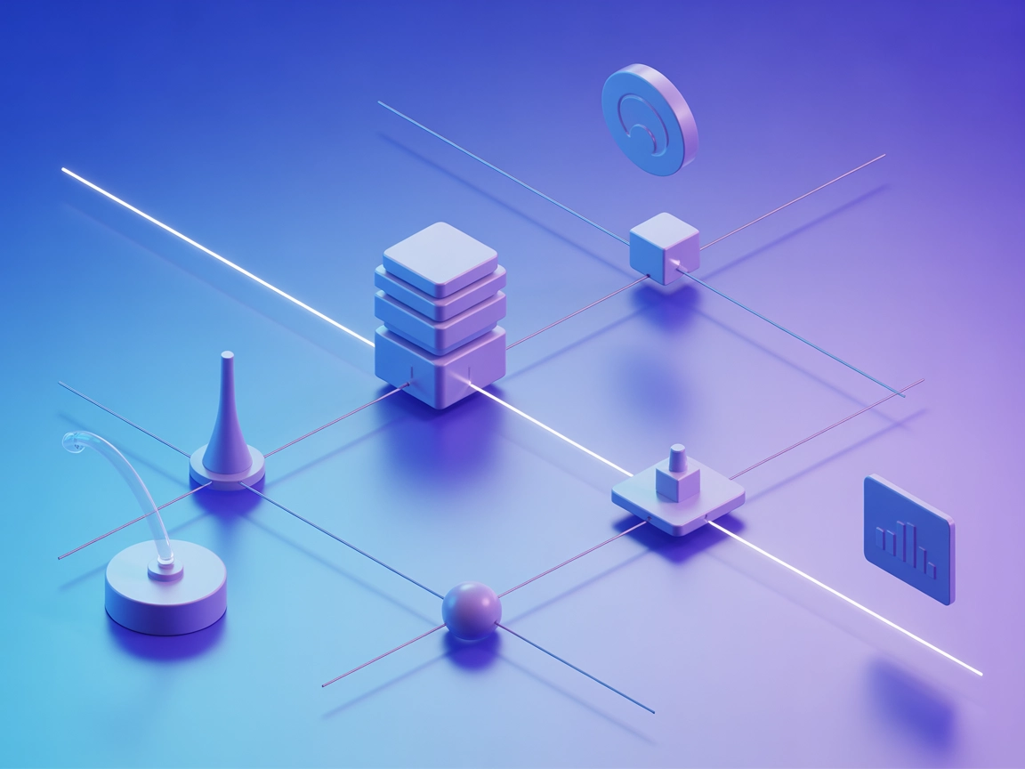 Imagen vectorial que muestra transmisión en tiempo real, endpoints de servidor e integración en la nube