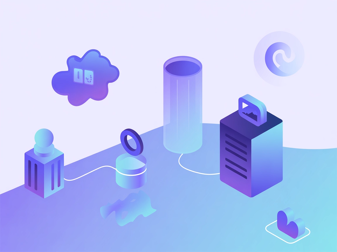API 엔드포인트 연동의 미니멀 일러스트