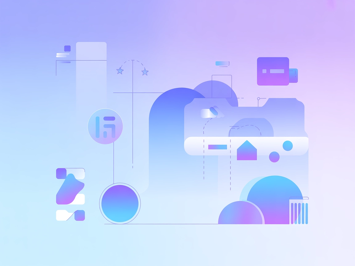 Ilustración vectorial minimalista que representa la integración con el Servidor MCP de GitHub