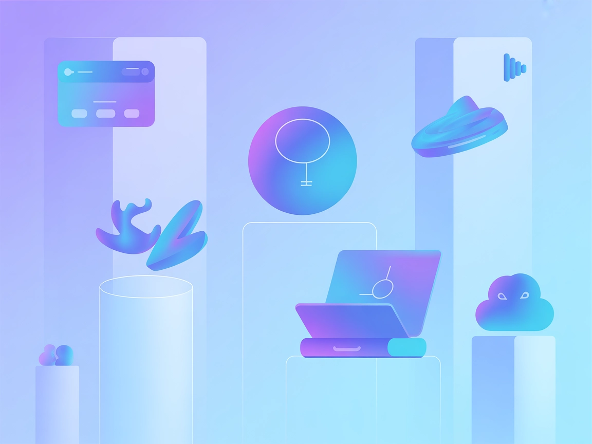 Ilustración vectorial minimalista SaaS mostrando integración IA con Naver API