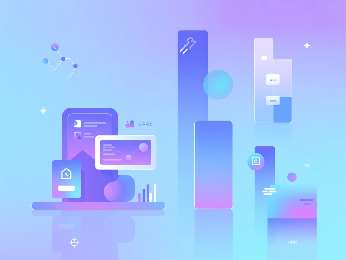 Minimalistyczna ilustracja SaaS do zarządzania przepływem pracy GitHub Actions napędzanym AI