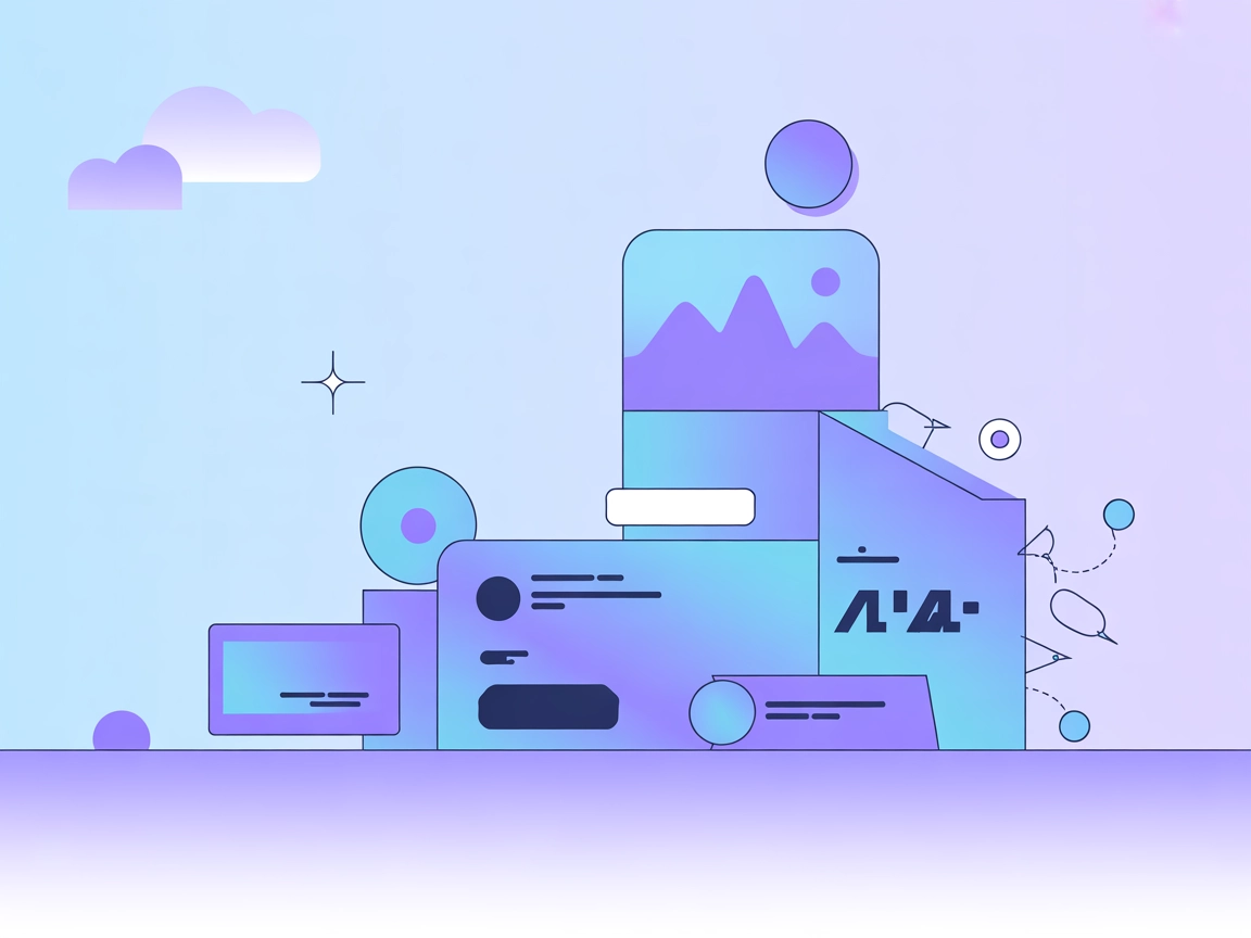 Minimalist illustration representing Hunter MCP integration with LLMs