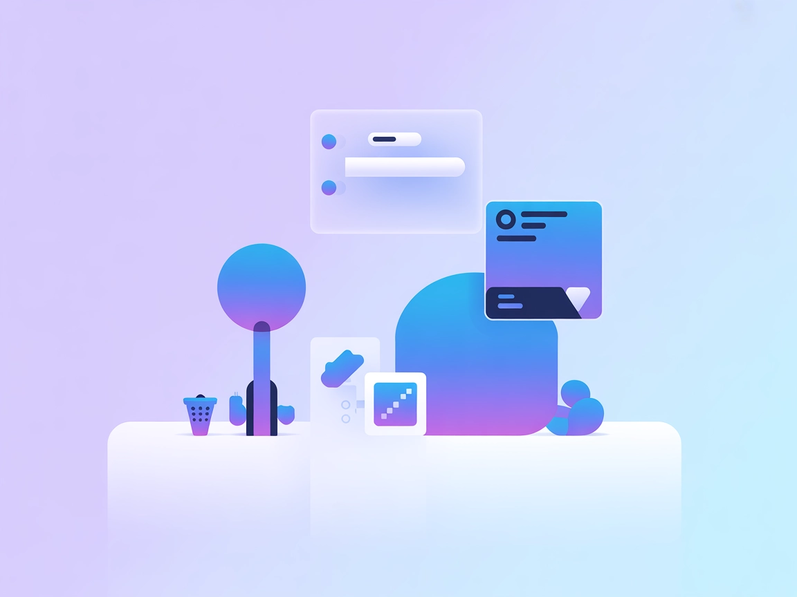 Minimalist SaaS concept showing browser automation and AI agent symbols