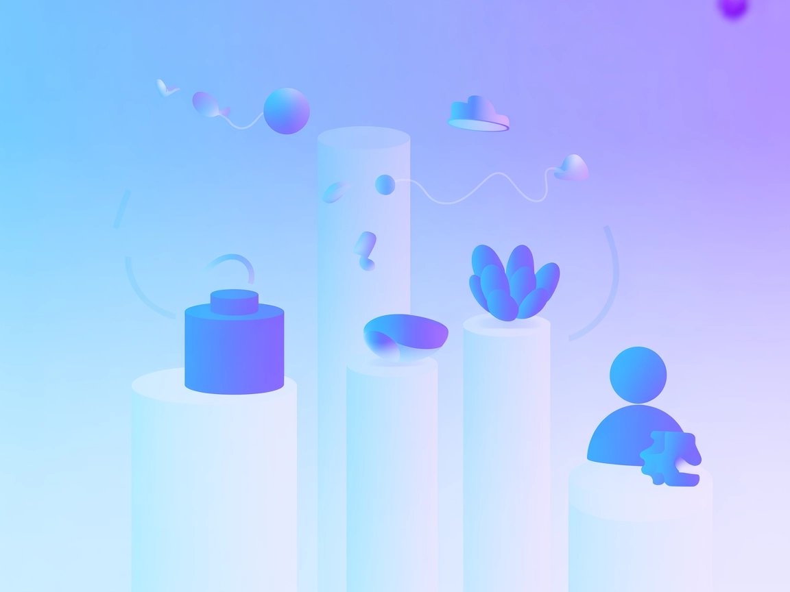 Minimalist vector illustration representing ntfy-me-mcp integration with notifications and AI