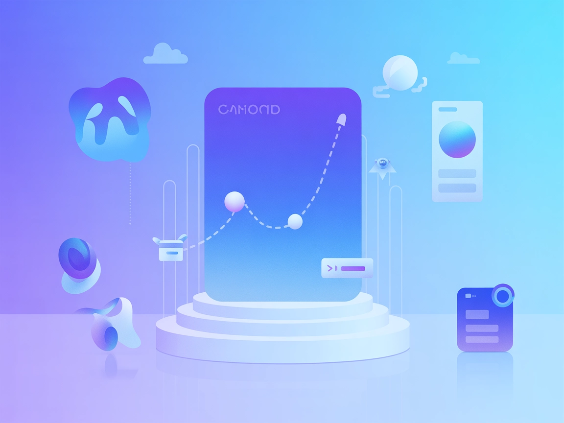 LangflowによるドキュメントQ&A自動化を表すミニマルなベクターイラスト