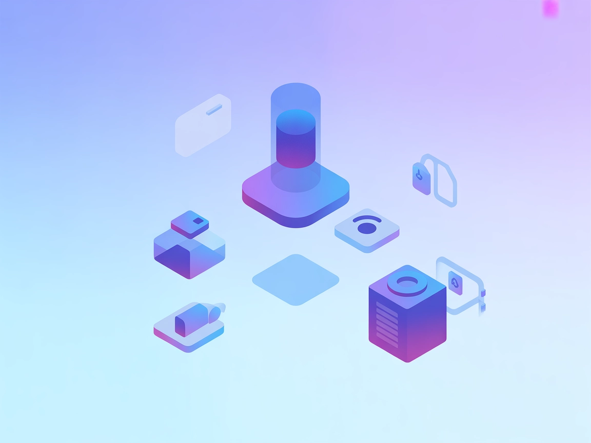 Minimalist vector illustration representing Algorand MCP blockchain integration