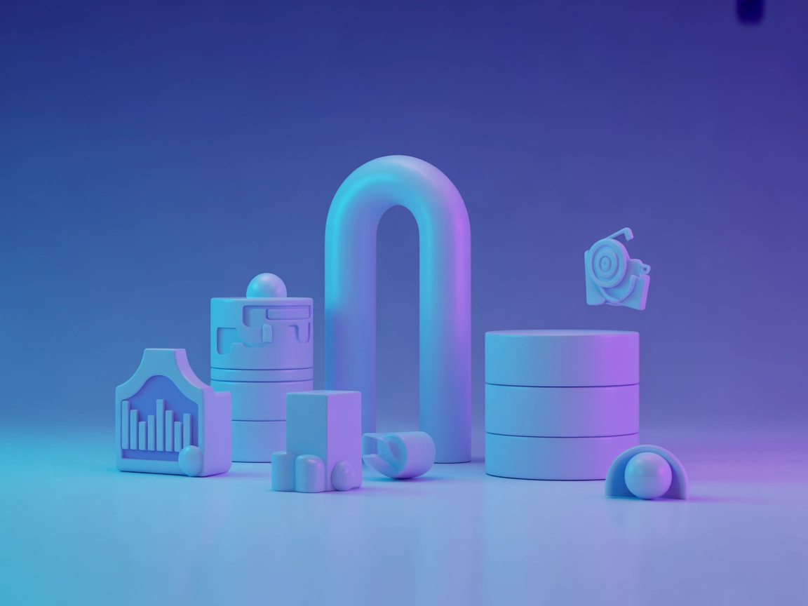 Minimalist AI integration illustration for BuiltWith MCP Server