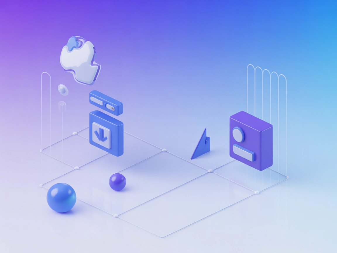 Minimalist websearch feature vector illustration