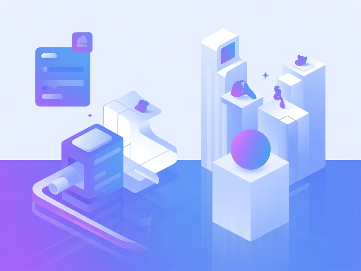 Minimalist vectorized SaaS illustration representing Replicate MCP AI integration