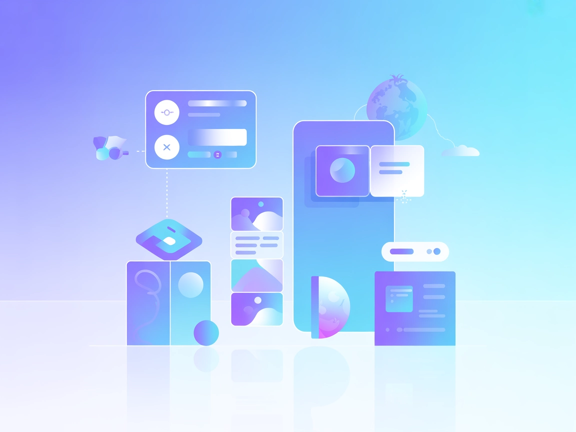 Ilustración minimalista de integración SaaS con IA