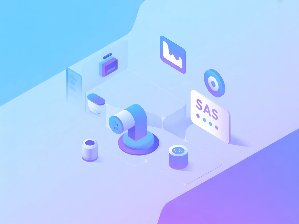 Ilustración vectorial minimalista de SaaS representando la integración de Pulumi MCP Server
